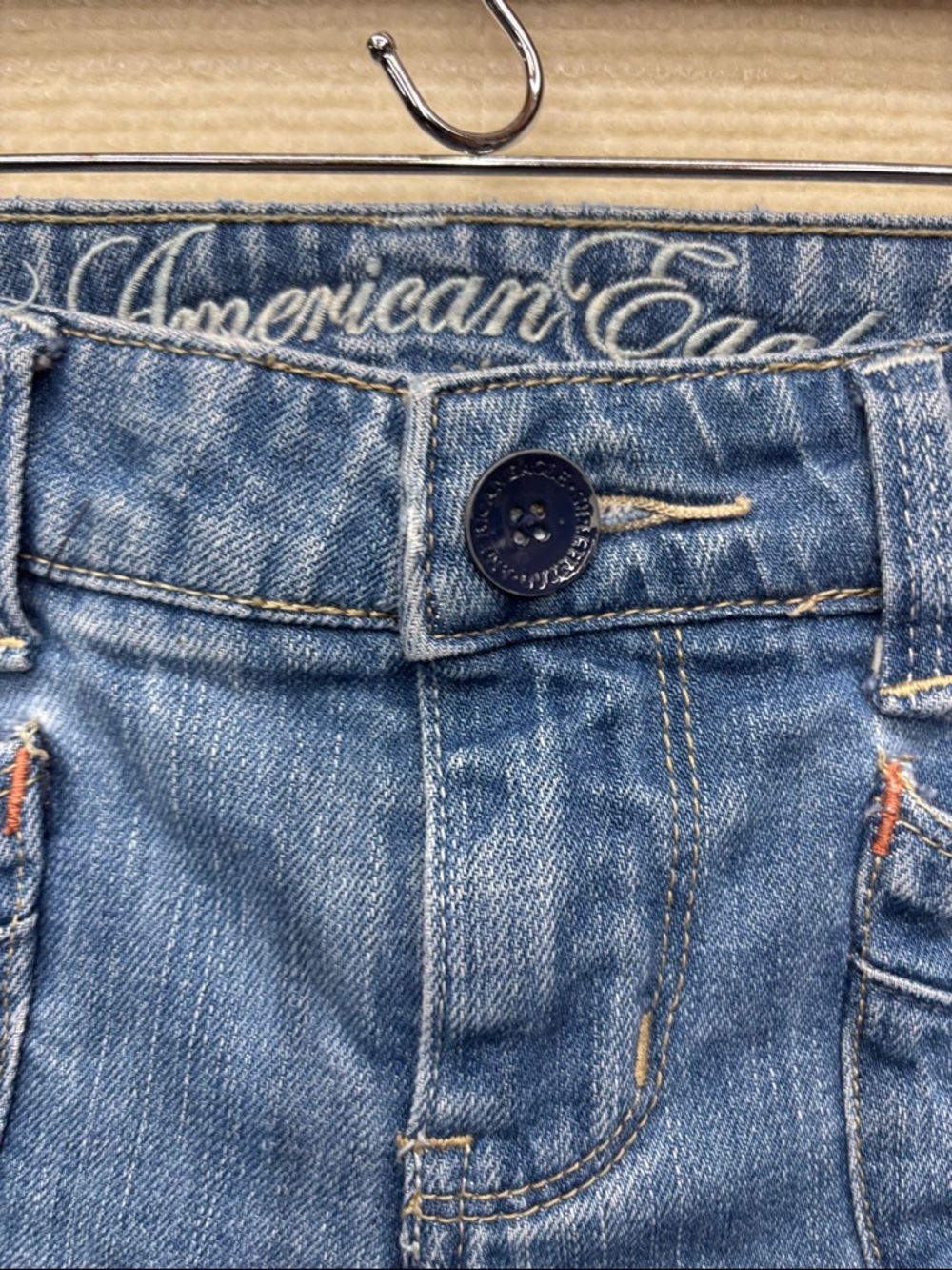 American Eagle Outfitters Medium Blue Flare Jeans - Picture 4 of 8